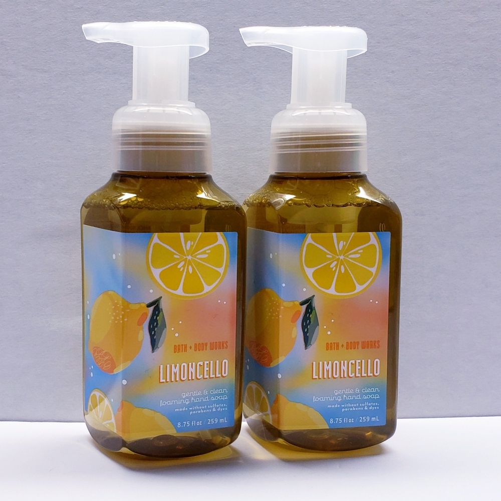 Bath & Body Works LIMONCELLO Gentle Foaming Hand Soap, 8.75 fl oz (2 pack)